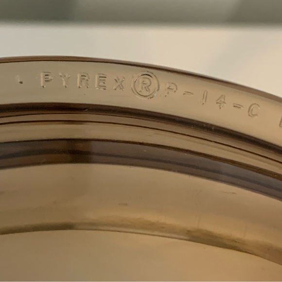 Vintage Pyrex Vision Corning Ware Glassware Pan Grab Heat-N-Eat Amber Set + Lids - Picture 6 of 14